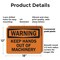 Signmission Keep Hands Out Of Machinery OSHA Warning Sign, Plastic, 18in W x 12in L, 2PK OS-2PACK-WS-P-1218-L-19680 - alternate 4